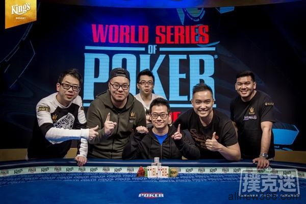 中国香港牌手曾恩盛赢得个人第二条WSOP金手链！