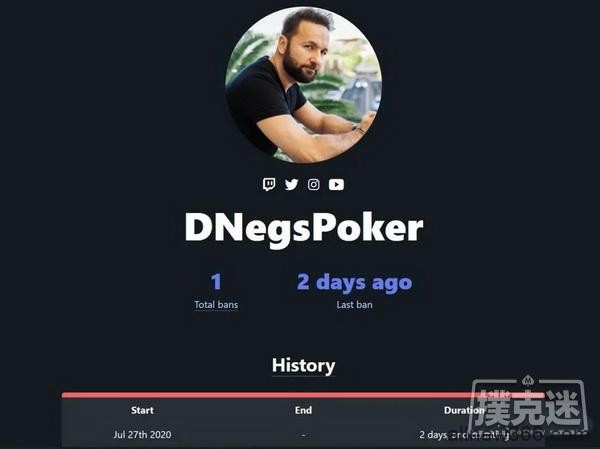 禁令1个月后，Daniel Negreanu返回TwitchTV