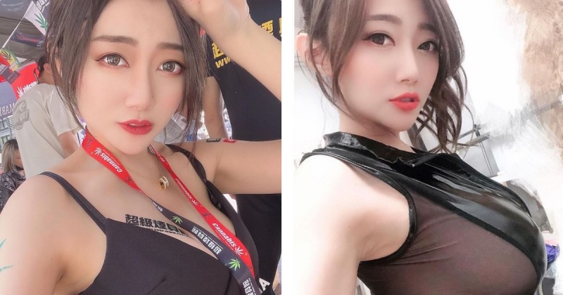 大眼麻豆「張佳佳」透視的側乳好誘惑，超火辣造型太魅惑了！