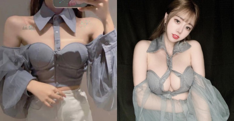 怎麼穿起來和賣家不一樣？巨乳小隻馬「米妹Vanessa」把衣服撐壞