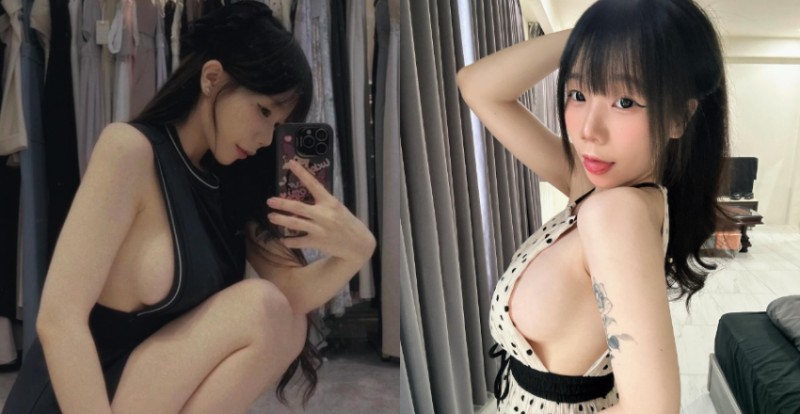 小姐你的側乳露出來了!童顏巨乳新人《Vayne薇恩》太辣