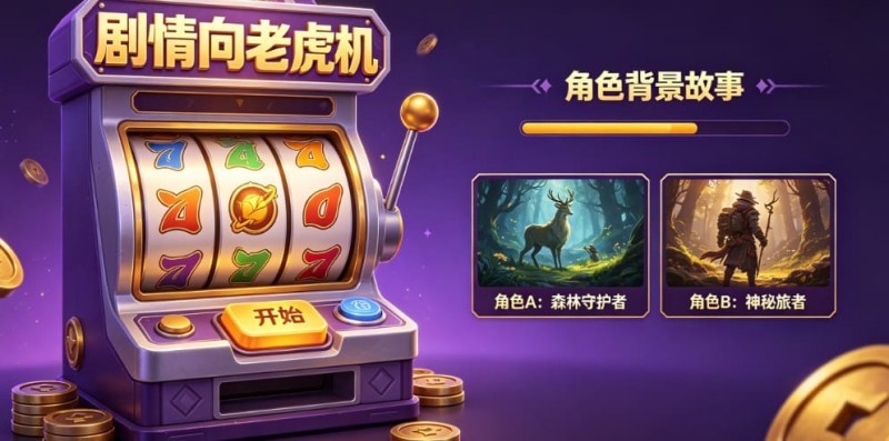 PG尝试“剧情向”老虎机，玩家通过中奖解锁角色背景故事。
