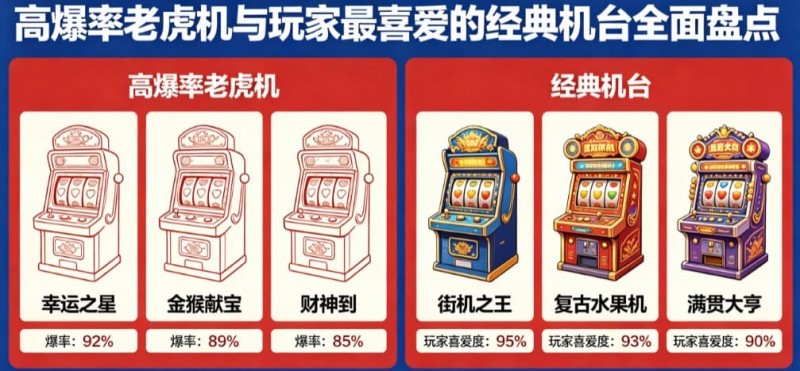PG电子热门游戏排行榜更新：高爆率老虎机与玩家最喜爱的经典机台全面盘点
