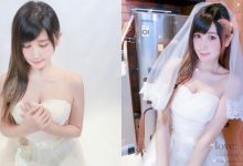 好兇猛的「爆乳新娘」！臉蛋甜美的電玩coser「四月桐寶寶」 婚紗造型網友好想娶！-蜗牛扑克官方-GG扑克