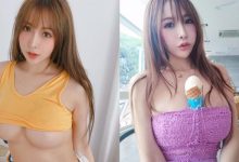 太辣！巨乳女神「邱默默」就是這麼大方！再曬「乳夾冰淇淋」自拍照造福粉絲！-蜗牛扑克官方-GG扑克