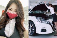 香車就要配美人！Nissan 美女業務「芳芳」大露「黑絲美腿」狂吸目光-蜗牛扑克官方-GG扑克