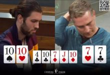 【EV扑克】牌局分析：“葫芦”又撞上了“四条”，这牌换你能逃得掉吗-蜗牛扑克官方-GG扑克
