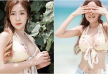 好甜美！「清純大奶妹」海邊嬉鬧奔跑！「飽滿美乳」雪白水嫩太可愛了吧！-蜗牛扑克官方-GG扑克