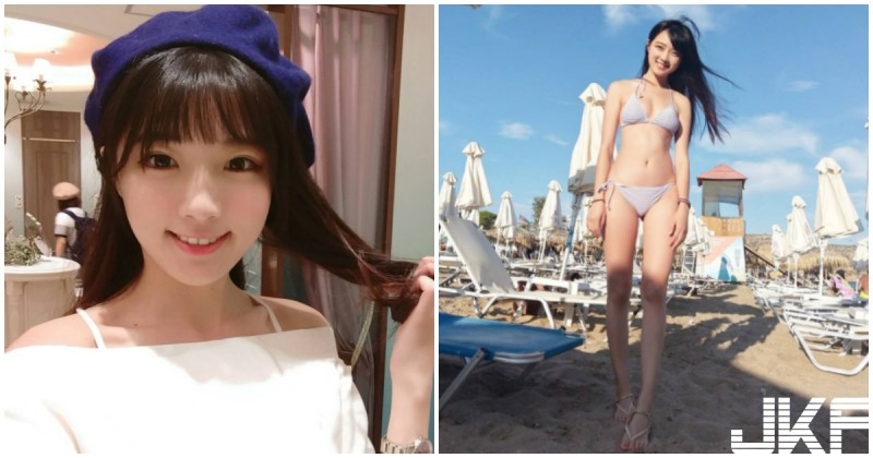 超甜美台灣空姐！可愛萌臉紅到日本，「比基尼美腿照」真的太殺了！