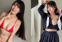 甜美學生妹「ちとせ よしの」水手服解開奶露半顆！Ｈ罩杯豪乳太兇猛-蜗牛扑克官方-GG扑克