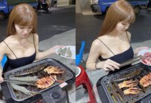 鄰居正妹「爆乳BBQ」好火辣　仔細看是最性感英文教師！-蜗牛扑克官方-GG扑克