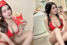 請問要加大嗎？巨乳麥胞《姍姍33》推銷奶香薯條　再多都吃得下-蜗牛扑克官方-GG扑克