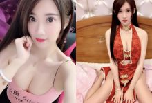 甜美實況主「蕾兒」放大招啦！艷紅旗袍火辣加身 破3000讚解鎖的全身照好猛～-蜗牛扑克官方-GG扑克