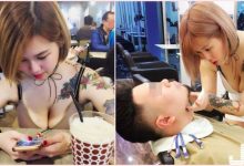 這乳量太狂！台北西門町「巨乳美髮師」引Line瘋傳！超邪惡「服務畫面」沒有極限啊…-蜗牛扑克官方-GG扑克