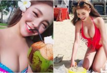 好狂！「巨乳椰奶妹」海邊玩沙太吸睛！「渾圓美乳」快比臉大了啦！-蜗牛扑克官方-GG扑克