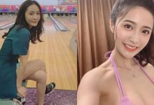 保齡球館出沒的「氣質美人」，開衩裙擺露出白皙美腿，私下比基尼穿搭根本辣翻！-蜗牛扑克官方-GG扑克