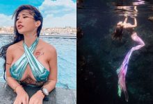 超強大的「水中美人魚」現身，極品窈窕身形上岸後更猛，「渾圓珍珠」大方挺出！-蜗牛扑克官方-GG扑克