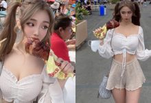 「雙馬尾巨乳萌妹」迪士尼大啃烤火雞腿，火辣身材讓人重點歪，H級美胸好吸睛！-蜗牛扑克官方-GG扑克