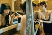 嫵媚小姊姊「苡昕」鏡前擺弄，反射「鮮嫩美乳」雙重性感！-蜗牛扑克官方-GG扑克