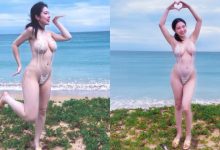 「巨乳人妻」太猛太聽話！在墾丁海邊穿「情趣內衣」拍照-蜗牛扑克官方-GG扑克