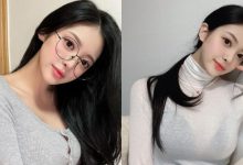 梨花大學「高顏值眼鏡女孩」，透膚上衣「黑內衣若隱若現」！-蜗牛扑克官方-GG扑克