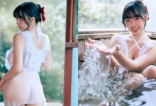 湯泉美人「苡昕」半透衣料，「邪惡蜜臀」若隱若現超誘惑！-蜗牛扑克官方-GG扑克