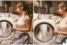 甜美正妹跪地開洗衣機　「渾圓胸型」完整呈現，IG露乳照也好殺喔！-蜗牛扑克官方-GG扑克