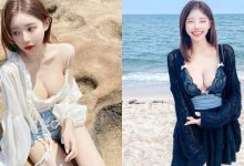 海邊這樣穿比泳裝還要辣！「甜美雪乳妹」超低胸洋裝雙球大溢出，回頭率100%啊！-蜗牛扑克官方-GG扑克