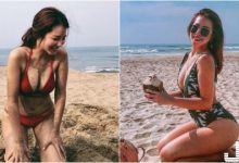 歐美作派就是胸！「蜜桃臀正妹」海邊玩沙黏全身！「性感美乳」深溝形狀超明顯！-蜗牛扑克官方-GG扑克