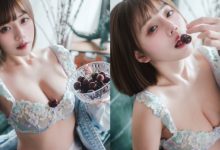 俏麗正妹「HanHan」親餵櫻桃，「放在事業線」粉絲搶著咬！-蜗牛扑克官方-GG扑克