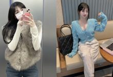 星巴克用筆電的「性感酥胸妹」，「胸前白嫩曲線」讓人小鹿亂撞！-蜗牛扑克官方-GG扑克