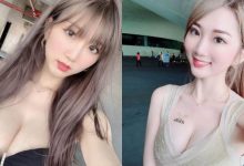 超甜神級正妹「萍萍兒Ping」，低胸裝蹦出「白嫩美乳」！-蜗牛扑克官方-GG扑克