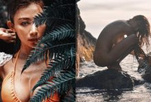 終於解放了！「步步Queenie」全裸辣體蹲岩石，濕透的胴體惹得男粉無法招架！-蜗牛扑克官方-GG扑克
