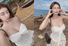 野柳公園驚見「爆乳正妹」！娜娜米低胸洋裝太搶眼，女王頭都沒有她車頭好看！-蜗牛扑克官方-GG扑克