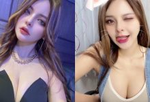 有著古銅美肌的正妹「佐藤麻優」，黑色禮服「事業線好深長」！-蜗牛扑克官方-GG扑克