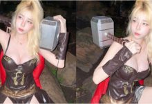 精靈系巨乳妹化身「女版索爾」揮槌　網友：胸肌比索爾還大-蜗牛扑克官方-GG扑克