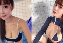 史庫水這樣穿可以嗎？巨乳甜心「安希」快把泳裝撐爆，彎腰兩粒溢出！-蜗牛扑克官方-GG扑克