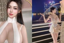 巨乳仙女「陳仙」魚尾獅前大秀兩粒！「超兇猛肉彈」路人看了都回頭-蜗牛扑克官方-GG扑克