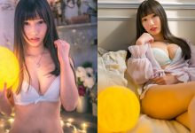 中秋佳節限定女友！「又又」衣衫半解挺美乳，在床上陪你好好賞月！-蜗牛扑克官方-GG扑克