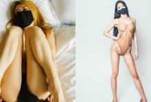 「金髮口罩妹」拍照風格超大膽！「窈窕曲線」不怕人看，全裸入鏡也是小意思啦！-蜗牛扑克官方-GG扑克