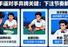 【EV扑克】为什么高手总能逼对手弃牌?关键在下注节奏-蜗牛扑克官方-GG扑克