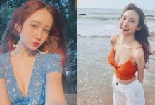 美波正妹「蔣馨」海邊玩耍流露自然美，「躺平溢奶」畫面更是可觀！-蜗牛扑克官方-GG扑克