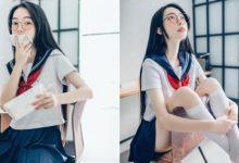 爆發力太強！「青澀眼鏡妹」水手服超會藏，「殺氣美背＋猛奶」一脫就現形-蜗牛扑克官方-GG扑克