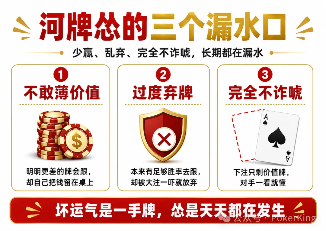【EV扑克】河牌“怂了”:你明明看见了价值,却没敢下注-蜗牛扑克官方-GG扑克