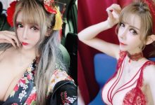 G奶正妹「Luby露比」花魁造型超深V,「豐滿的大車頭燈」讓人看暈!-蜗牛扑克官方-GG扑克