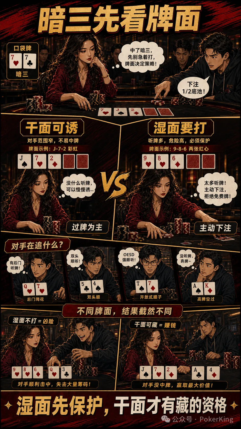 【EV扑克】暗三条要不要慢打?先看牌面、对手和人数再决定-蜗牛扑克官方-GG扑克