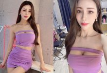 女神「Angel Liya」紫色低胸裝好爆乳,挑逗S曲線太有魅力!-蜗牛扑克官方-GG扑克