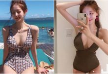 「白嫩爆乳老闆娘」親自示範！中路開開「雪白美胸」大方溢出！連身泳裝也好辣！-蜗牛扑克官方-GG扑克