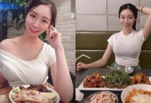 韓國大奶吃貨部落客「박유진」 緊身上衣大啖美食，讓人食指大動！-蜗牛扑克官方-GG扑克